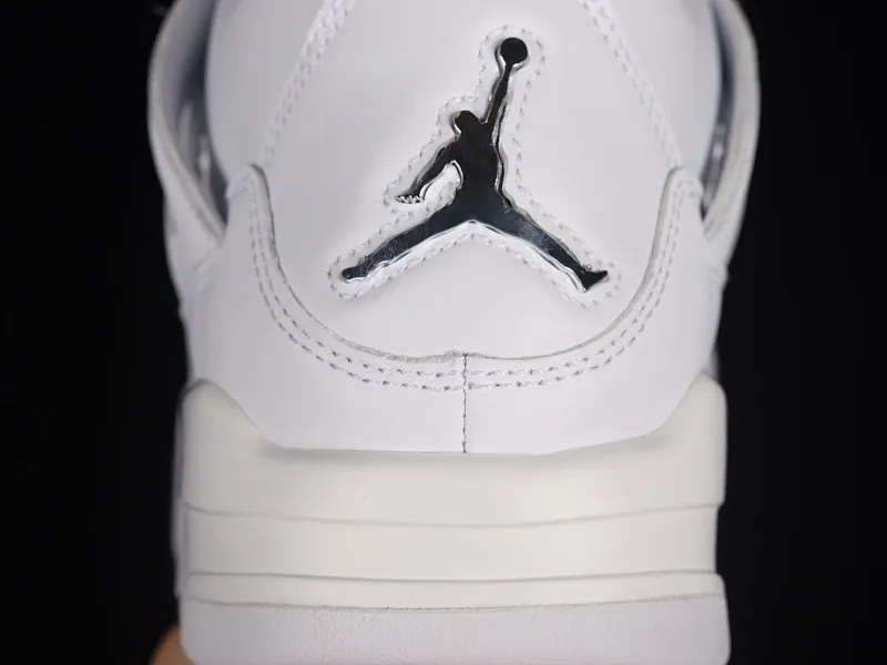 All Categories Air Jordan Jordan Series Basketball Shoes Air Jordan 4 Pure Original Version Air Jordan 4 Retro "PureMoney" AJ4 Joe 4 White Cat Full First Layer Authentic Standard 308497-100